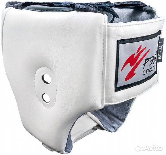 Шлем Рэй-спорт боец-1, иск кожа/иск.замша