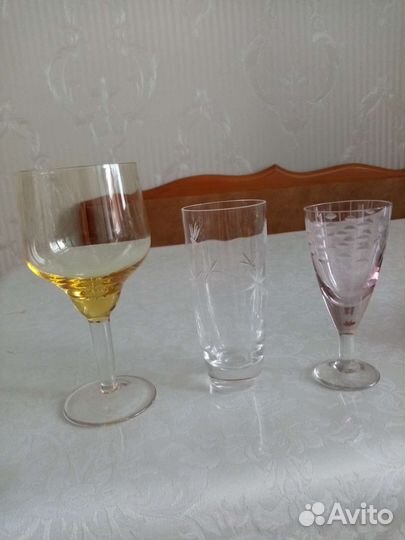 Рюмки, стаканы и чашки СССР