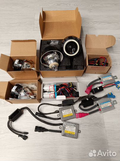 Би ксеноновые линзы, блоки розжига и лампы