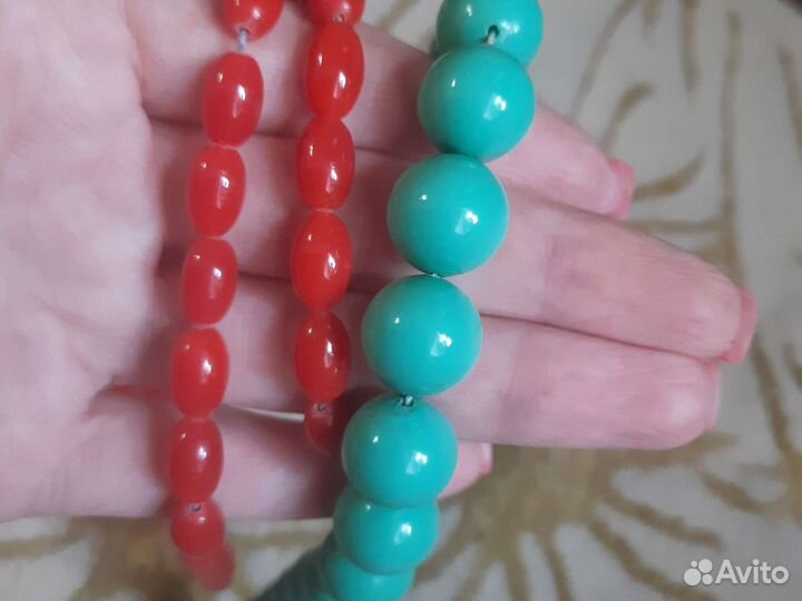 Бусы из натуральных камней СССР