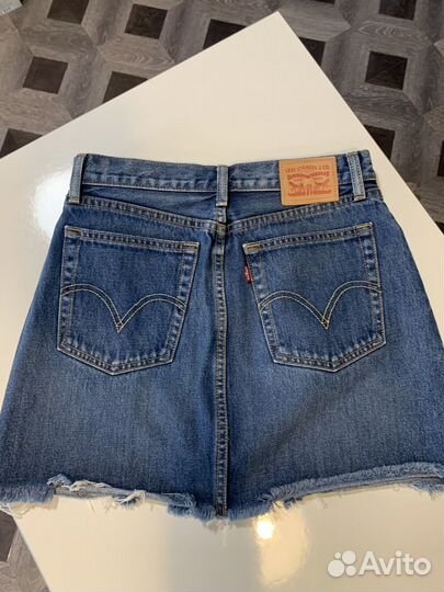 Джинсовая юбка levis