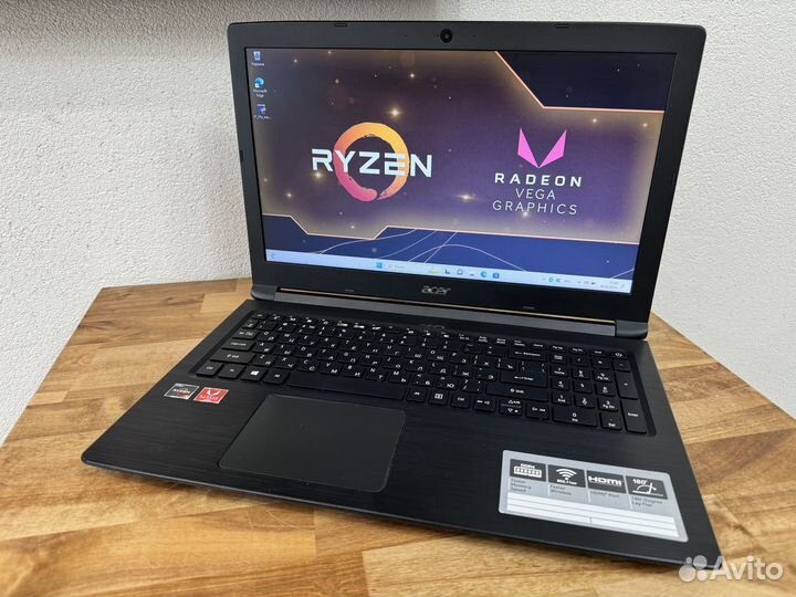 Идеальный Acer Ryzen 3 4 ядра 8Gb DDR4 SSD+500Gb