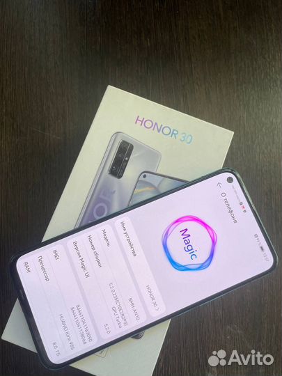 HONOR 30, 8/128 ГБ
