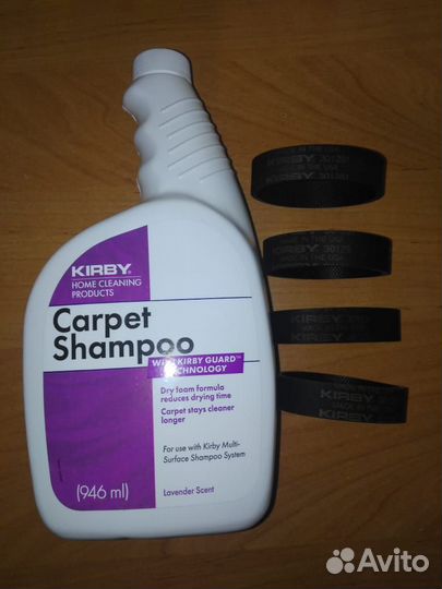 Набор Кирби Шампунь+ремни 4шт