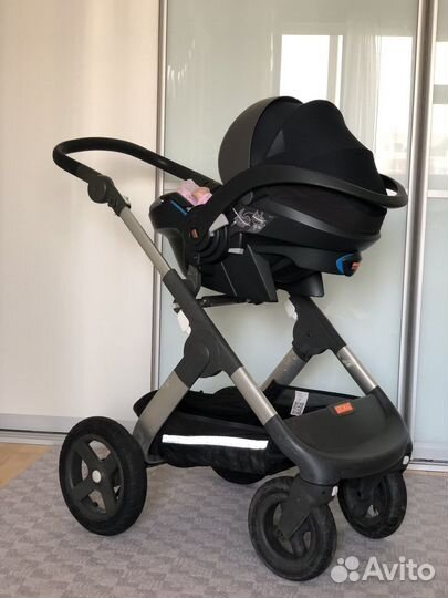 Коляска stokke trailz 3 в 1, зимний комплект