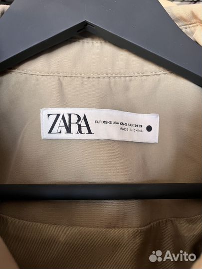 Укороченный тренч кейп Zara