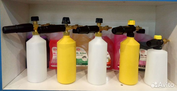 Пенная насадка для мойки Интерскол