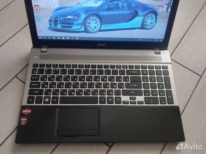 Acer V3-551G A6-4400m/3.2+HD 7670m/240ssd/6gb ddr3