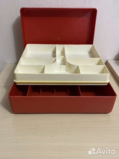 Шкатулка крупная для рукоделия и мелочей. Винтаж