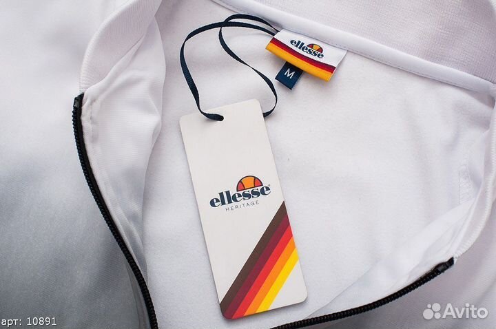 Олимпийка ellesse gray gradient Чёрная