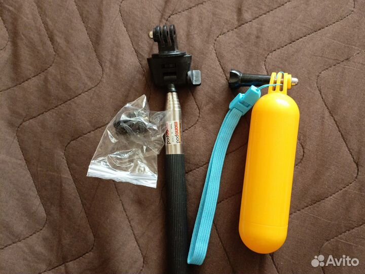 Селфи палка для экшен-камеры и монопод-поплавок