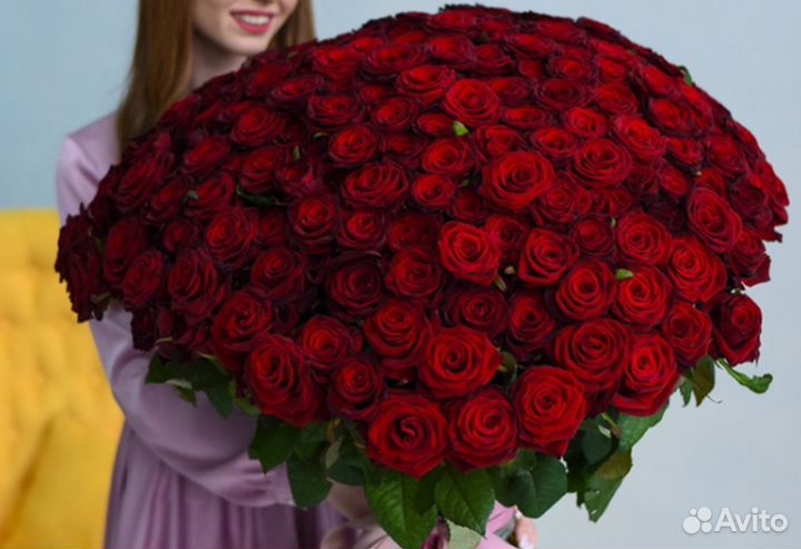 Шикарный букет роз