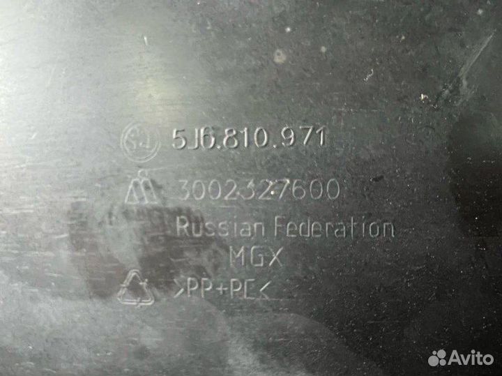 Локер колеса подкрылок (защита арок) задний левый