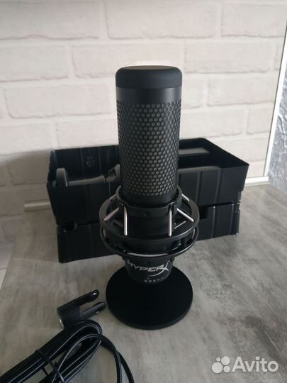 Новый микрофон HyperX QuadCast S (RGB) черный