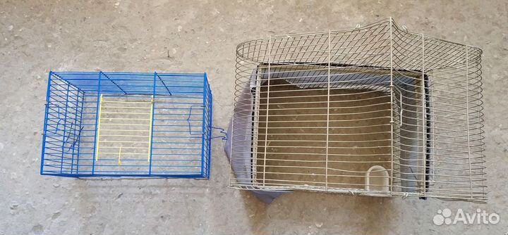 Клетка большая деревянная для птиц и тд 45х30х65см