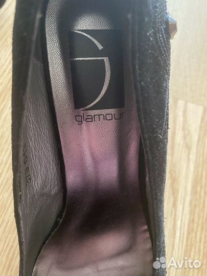 Туфли замшевые