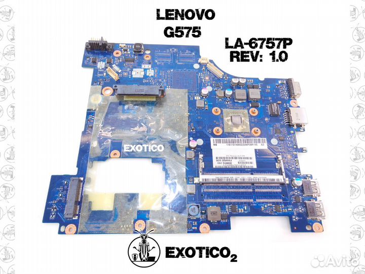 LA-6757P Материнская плата Lenovo G575