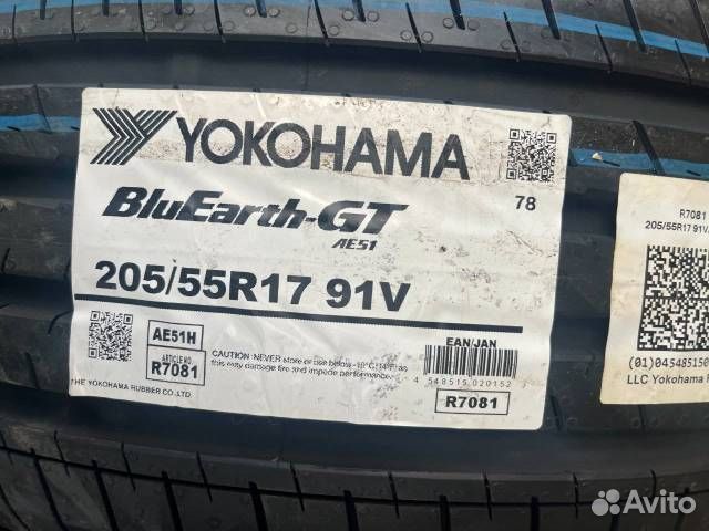 Yokohama BluEarth-GT AE-51 205/55 R17 91V