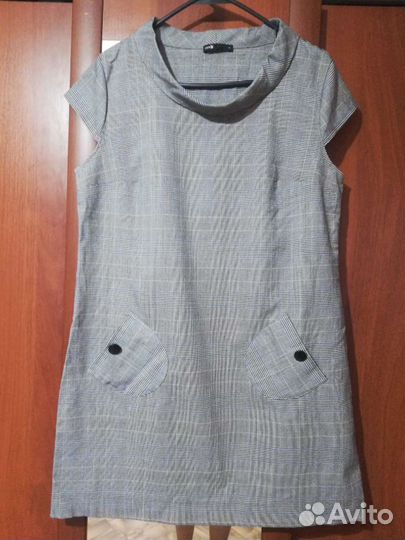 Платье в клетку, 46-48 размер