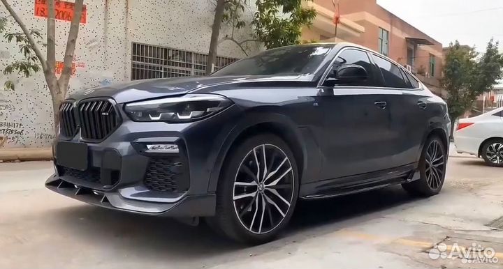 Сплиттер передний Карбон BMW X6 G06