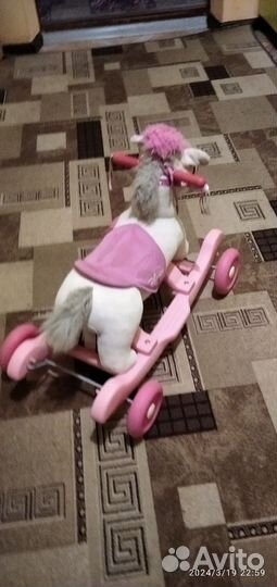 Лошадь каталка+качалка