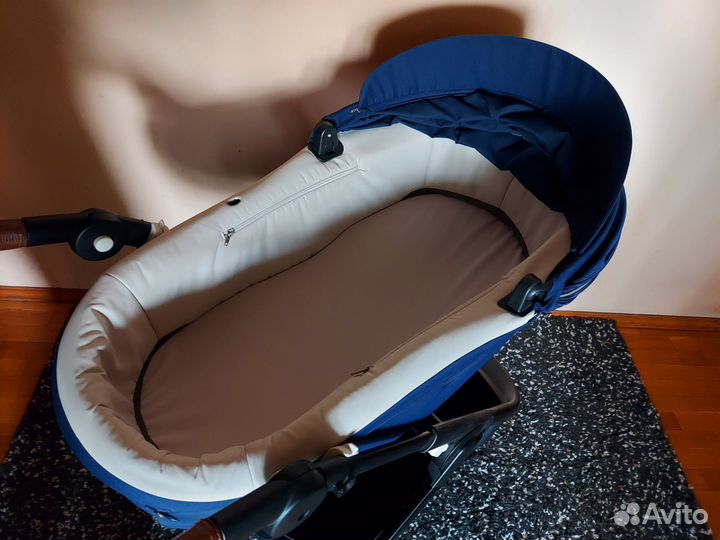 Люлька Stokke V6 Deep Blue (кап с расширением)
