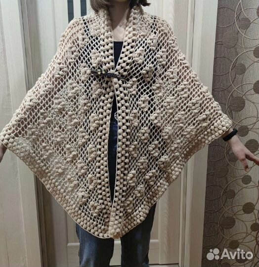 Шаль ручной работы