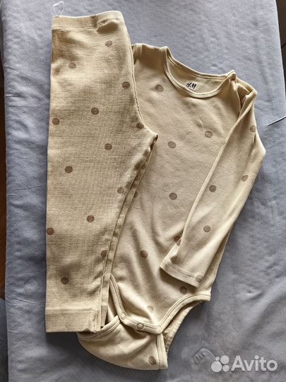 Боди+леггинсы H&M 92 рост