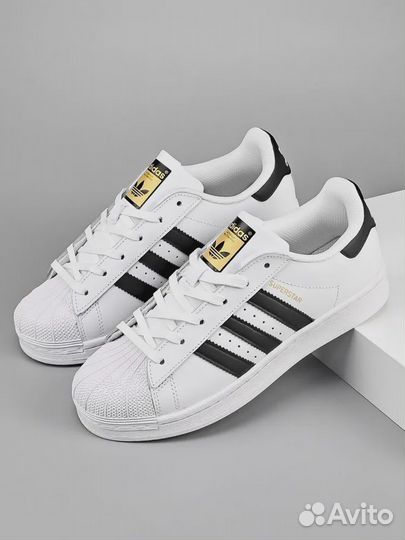 Кроссовки Adidas Originals Superstar белые s-9402