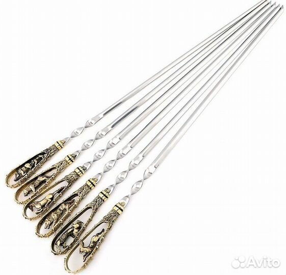 Шампура с литыми ручками