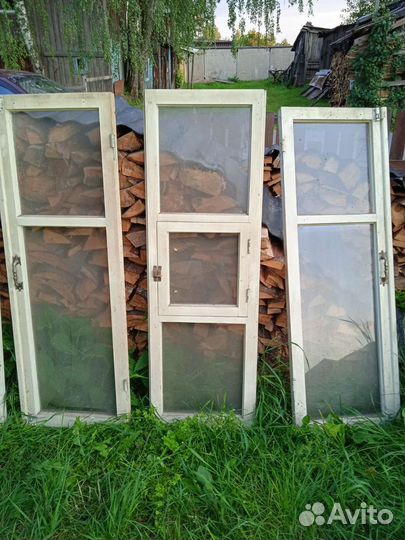 Деревянные оконные рамы бу