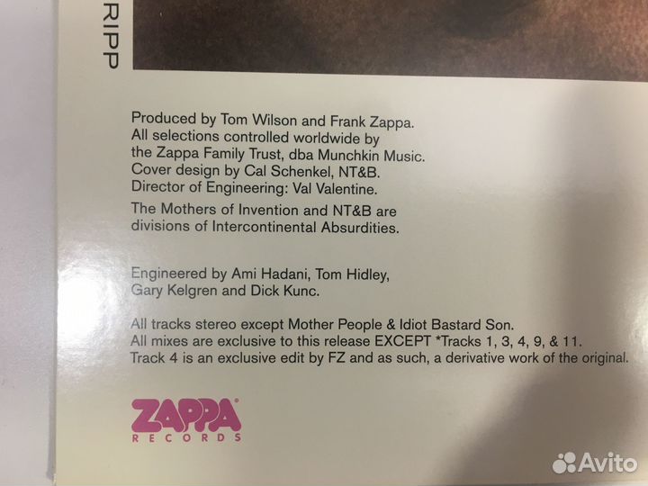 Frankzappa - Mothermania Best Of The Mothers (LP)