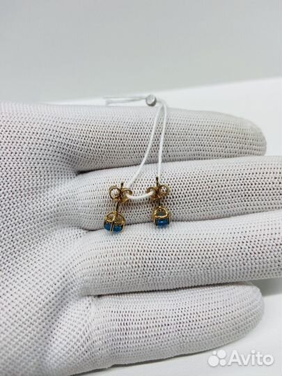 Золотые серьги (33455)