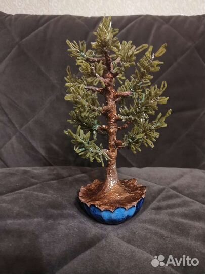 Деревья из бисера