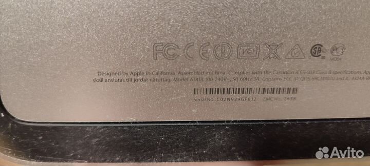 Моноблок Apple iMac a1418 (21,5, конец 2013)