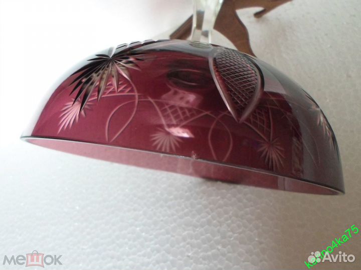 Вазы фруктовницы цветное стекло СССР