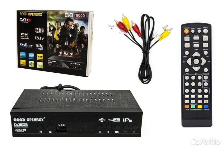 Тв приставка DVB-T2/C,медиаплеер