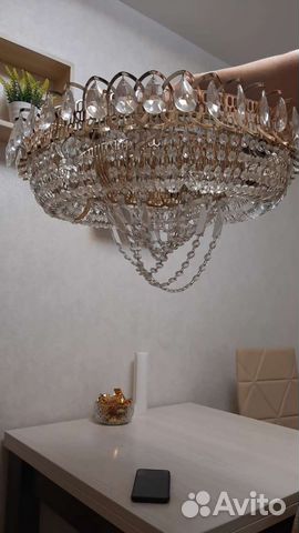 Люстра потолочная бу