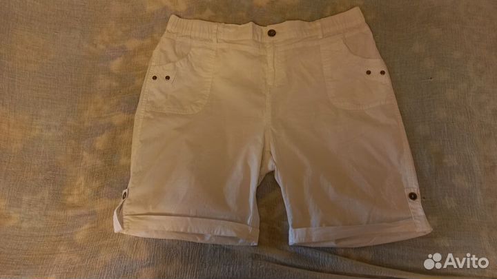 Шорты женские белые