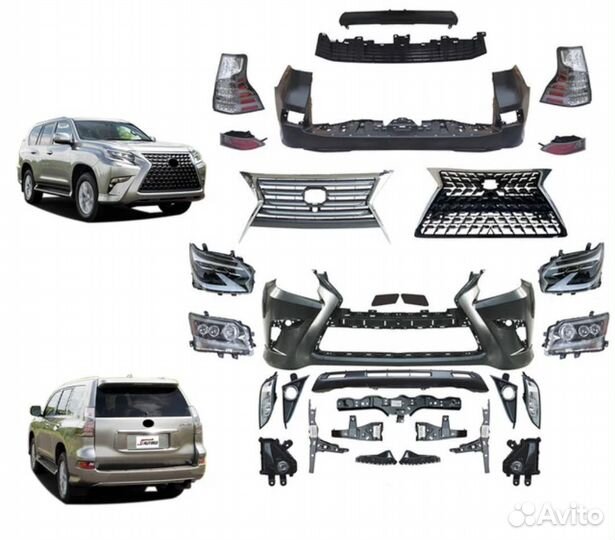 Рестайлинг Lexus GX460 9-13г. в 2020г