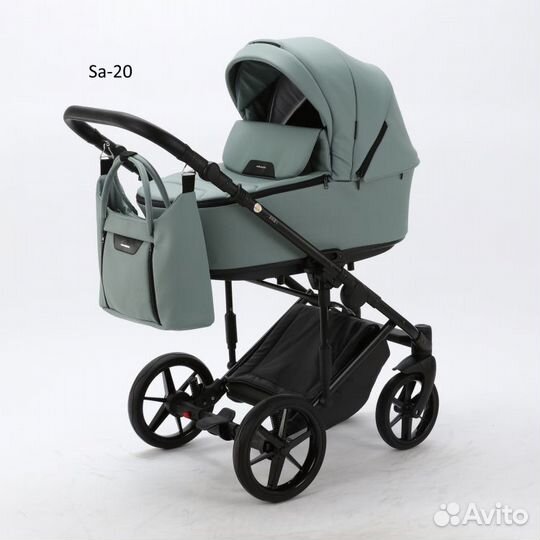 Коляска Adamex Zico, эко-кожа