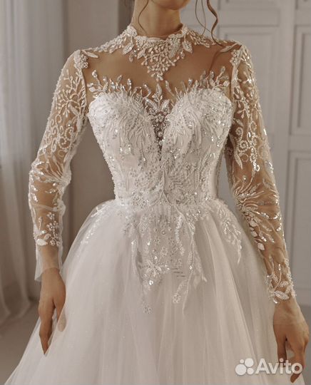 Свадебное платье размер 52-54