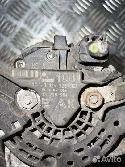 Генератор Opel Astra Zafira 1.6 1.8 0124325163