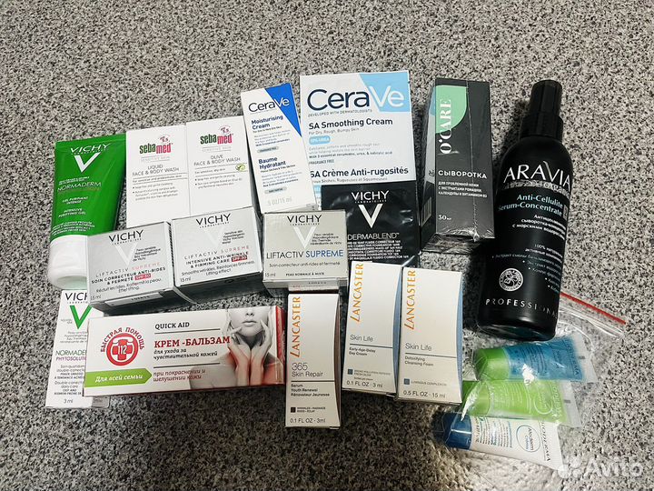 Vichy, Uriage, Bioderma, Lancaster, SeraVe