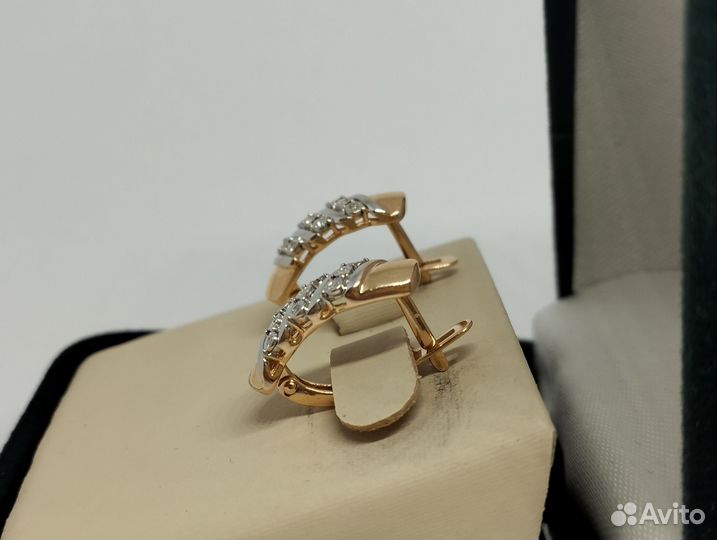 Л. С. Серьги золото 585 проба, 2.81гр