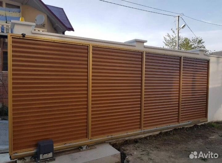 Монтаж и ремонт секционных, откатных ворот