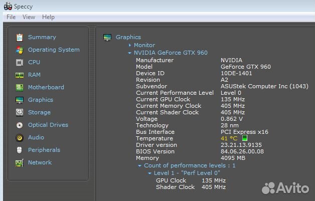 Видеокарта Asus Strix GTX 960 4GB