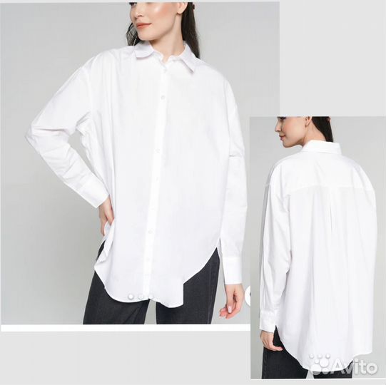 Рубашка оверсайз для девочек новая
