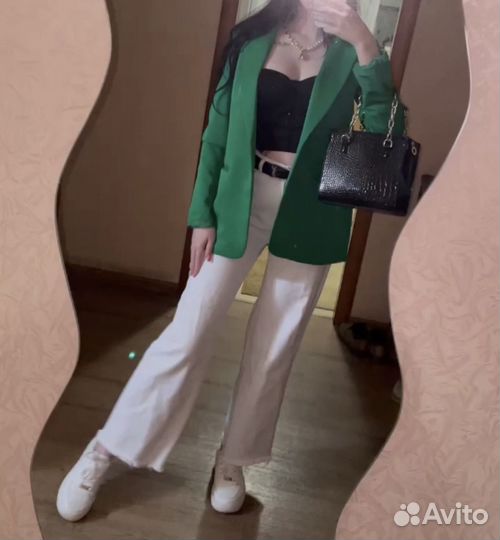 Джинсы белые