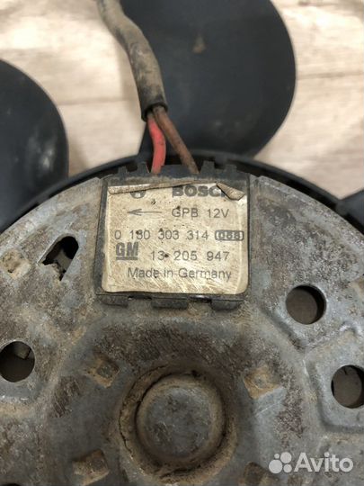 Вентилятор Opel Astra h